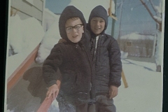 Greg and Brad in the Snow